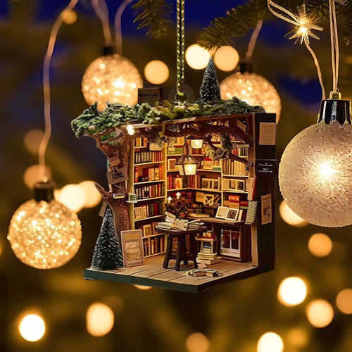 Adorna tu Navidad con Elegancia: Colgante Acrílico para Árbol de Navidad - Decoración Pastel para el Hogar