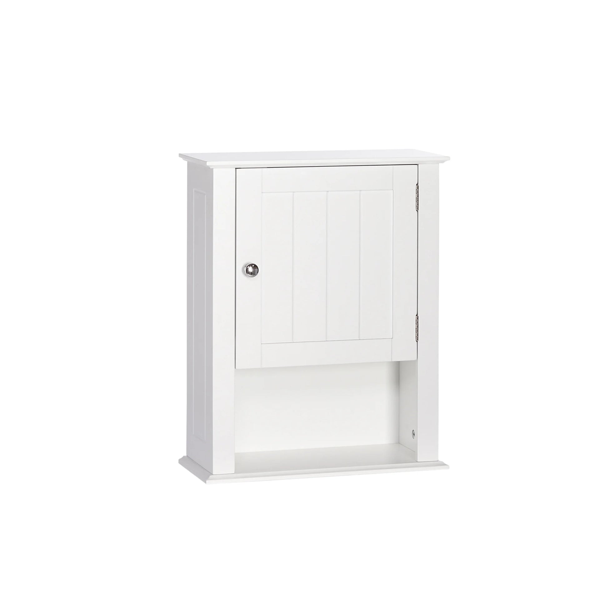 Ashland White 1-Door Medicine Cabinet and Laundry Wall Storage Shelf