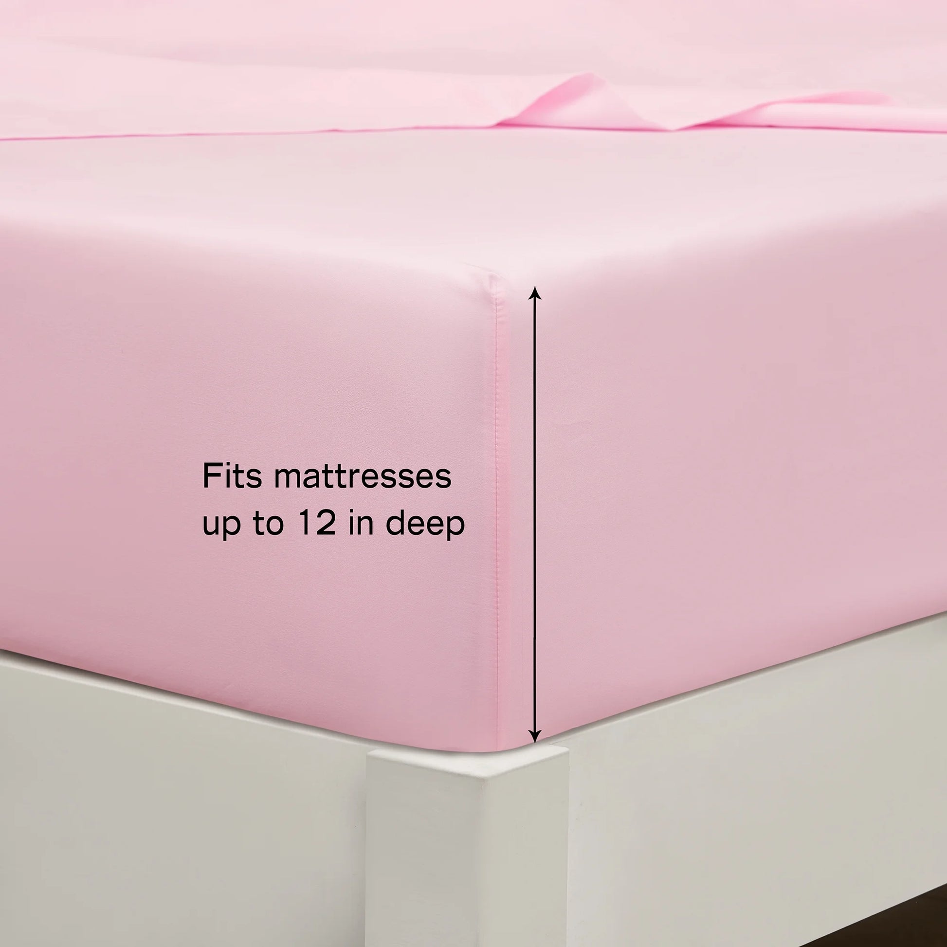 7-Piece Pink Wildflower Polyester Bedding Set for Full-Size Girls