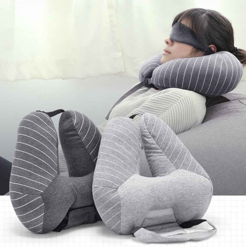 U-Shaped Travel Pillow – Cervical Neck & Lumbar Support