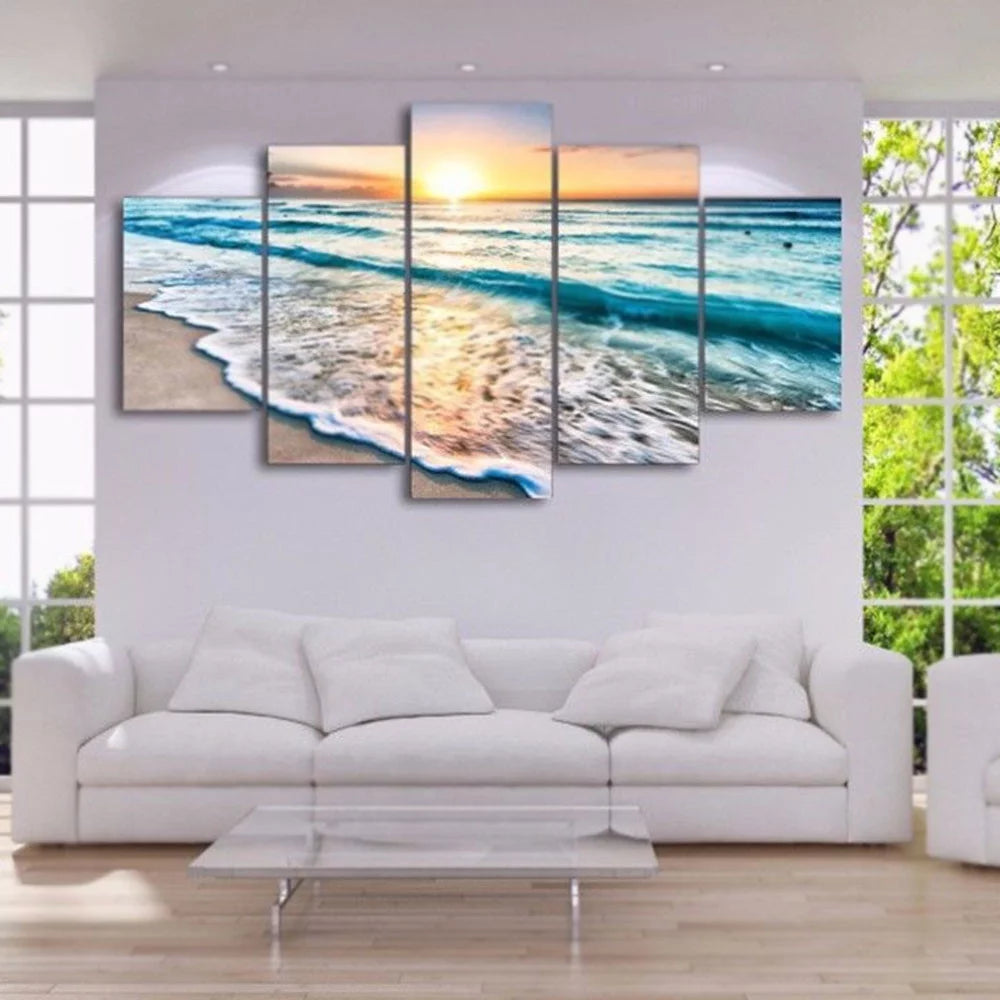 Modern Canvas Art - Unframed Oil Painting for Home Wall Decoration