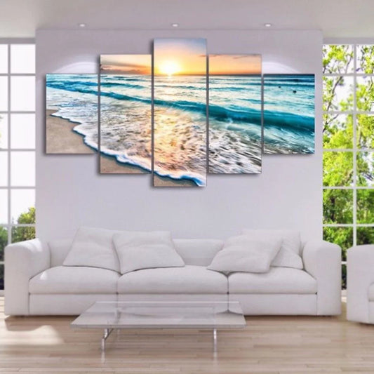 Modern Canvas Art - Unframed Oil Painting for Home Wall Decoration