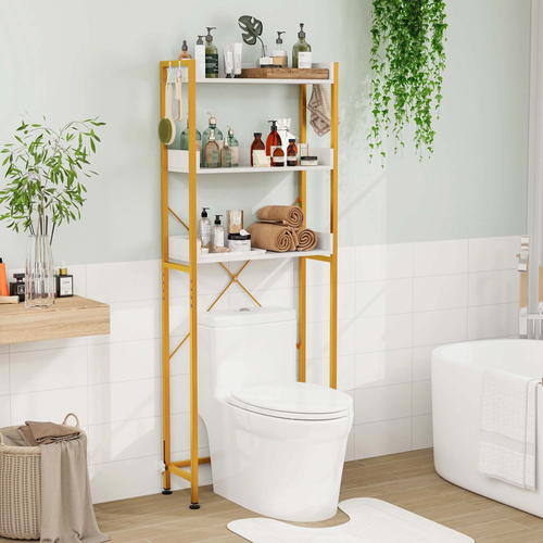 3-Tier Bathroom Shelf Over Toilet - Metal Frame - MJ's Home essentials