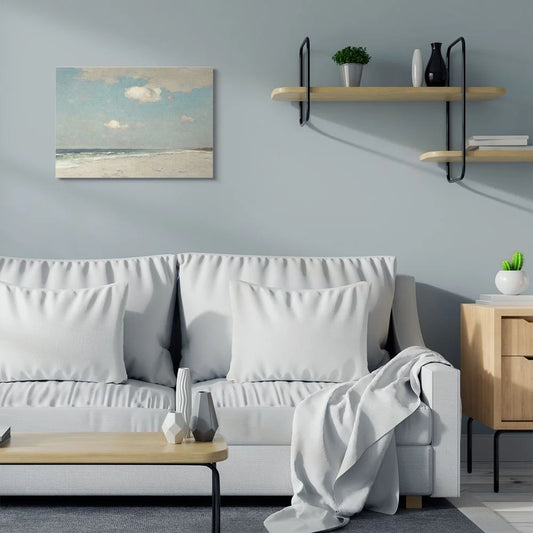 Elevate Your Space with Christy McKee's Stunning Beach Landscape Canvas Art - 24" x 1.5"