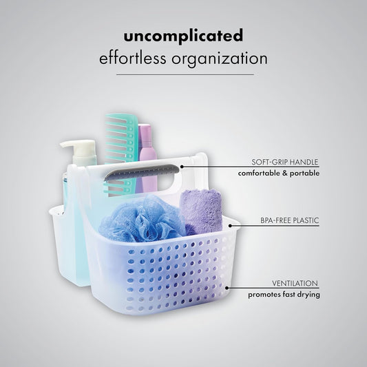  Organize Soap, Shampoo, and Beauty Essentials with Soft Handle 