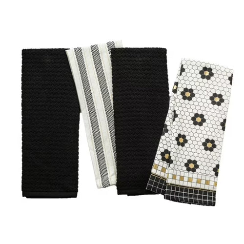 Penny Tile Kitchen Towel Set - 4-Pack