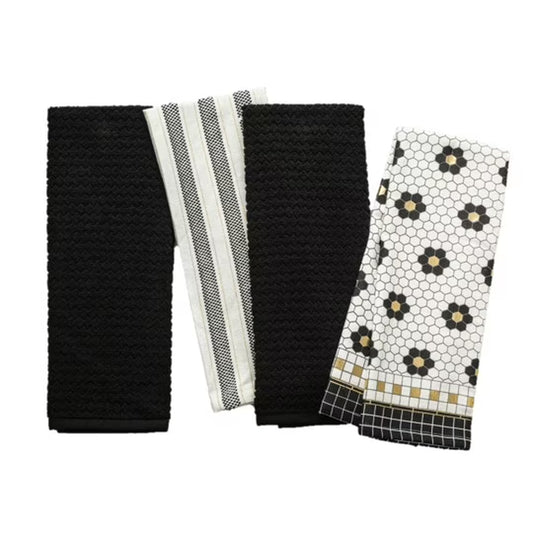 Penny Tile Kitchen Towel Set - 4-Pack