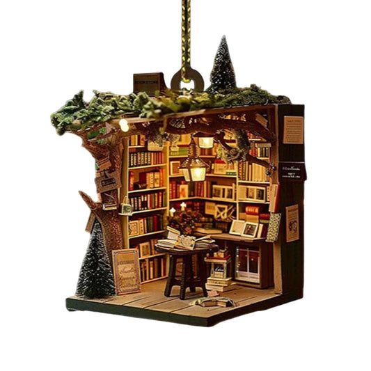 Adorna tu Navidad con Elegancia: Colgante Acrílico para Árbol de Navidad - Decoración Pastel para el Hogar