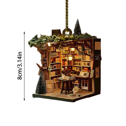 Adorna tu Navidad con Elegancia: Colgante Acrílico para Árbol de Navidad - Decoración Pastel para el Hogar