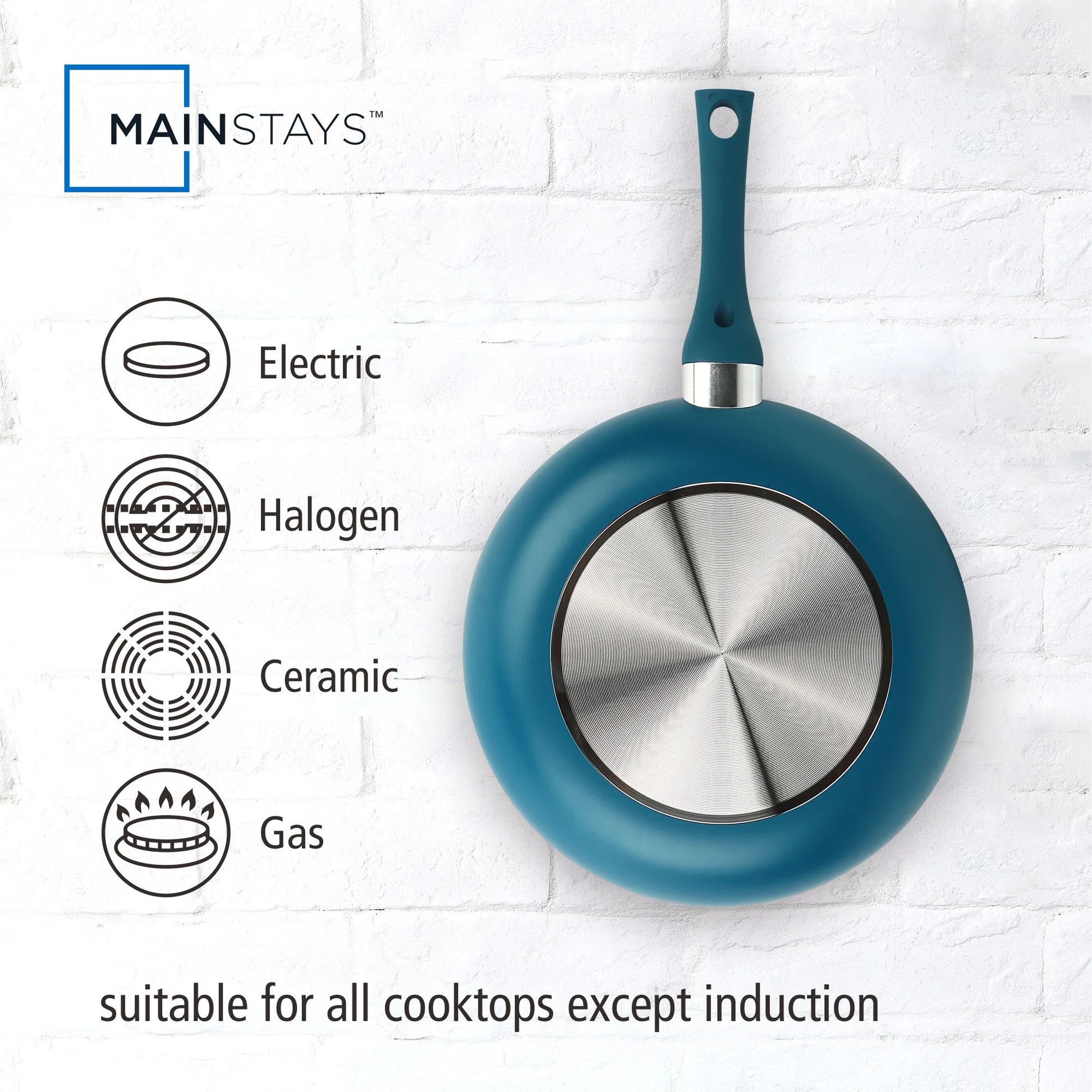Aluminum Nonstick Ceramic Three-Piece Frypan Set