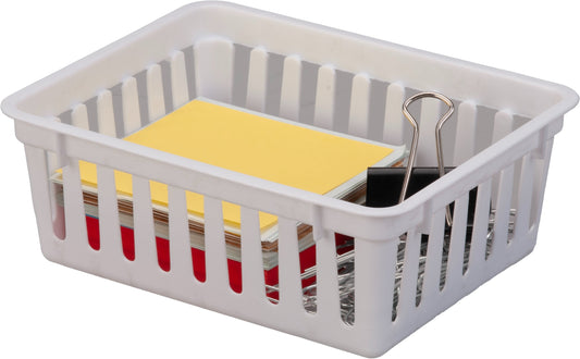 12-Pack of Stackable Square Mini Plastic Storage Tray Organizers for Kitchen