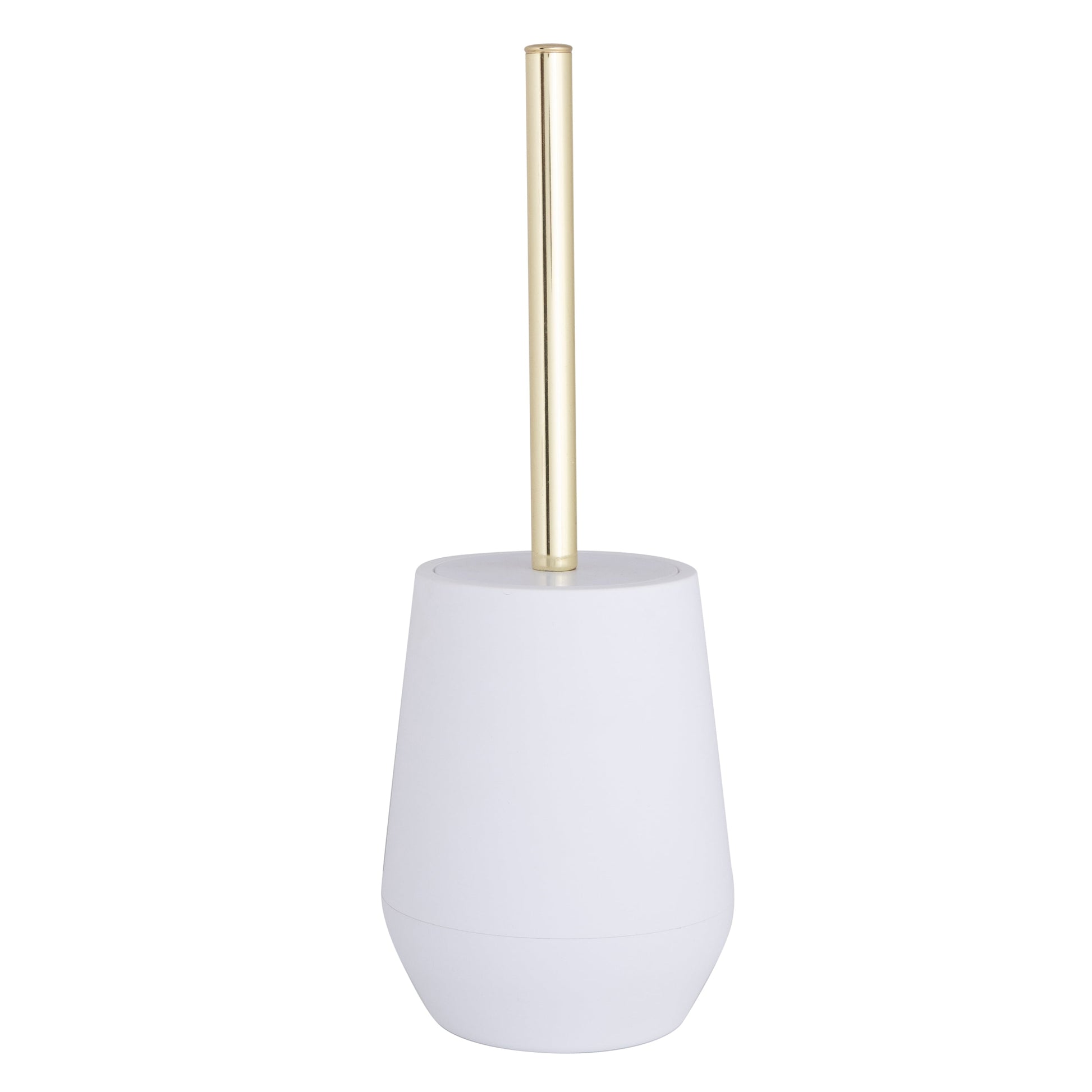 Transform Your Bathroom with the Elegant White Soft Touch Toilet Brush and Holder
