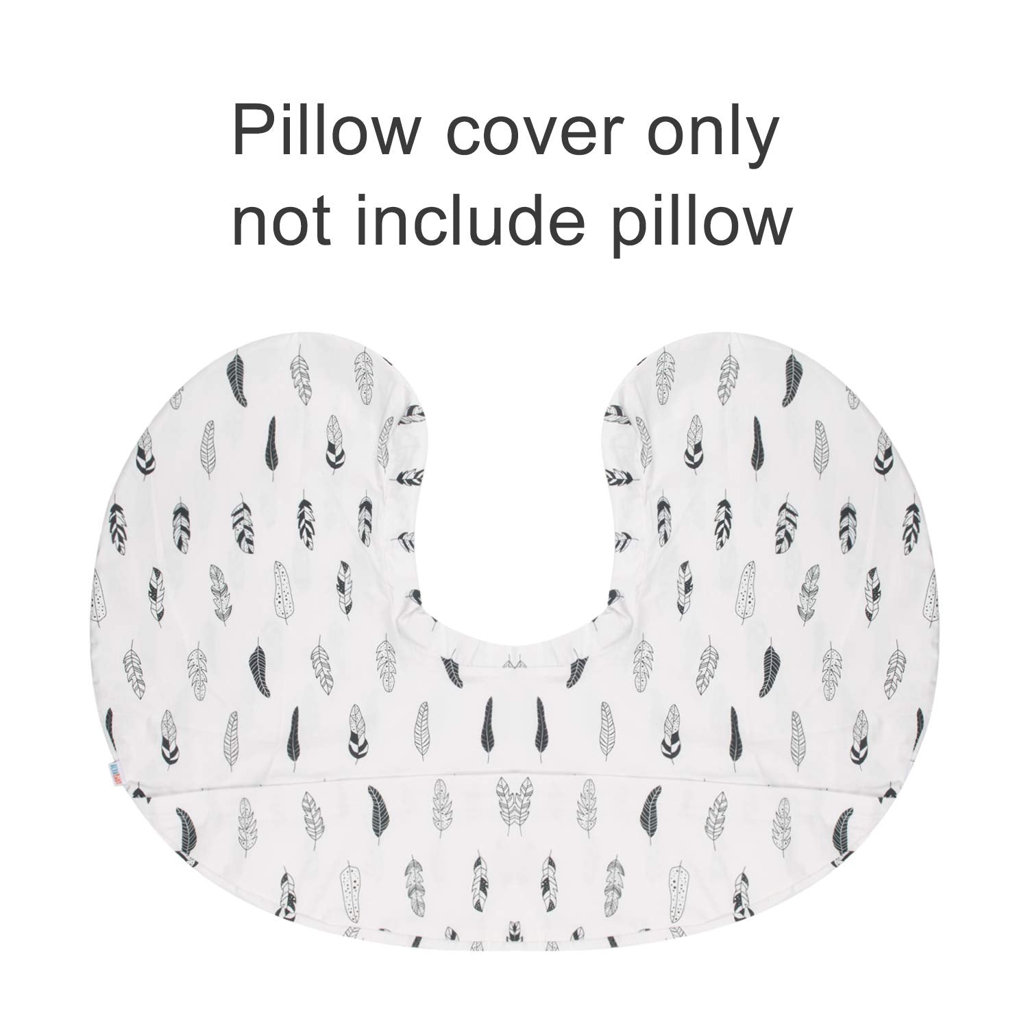 Nursing Pillow Cover for Infants - Soft and Comfortable Feather Design, Ideal for Maternity Breastfeeding Support
