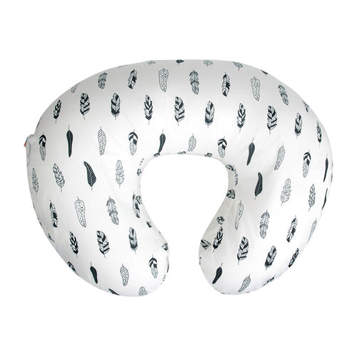 Nursing Pillow Cover for Infants - Soft and Comfortable Feather Design, Ideal for Maternity Breastfeeding Support