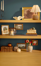 12.5" Brown Ceramic Table Lamp for Stylish Home Decor