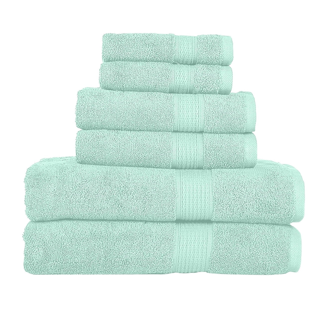 Luxurious 6-Piece Aqua Towel Set - MJ's Home essentials
