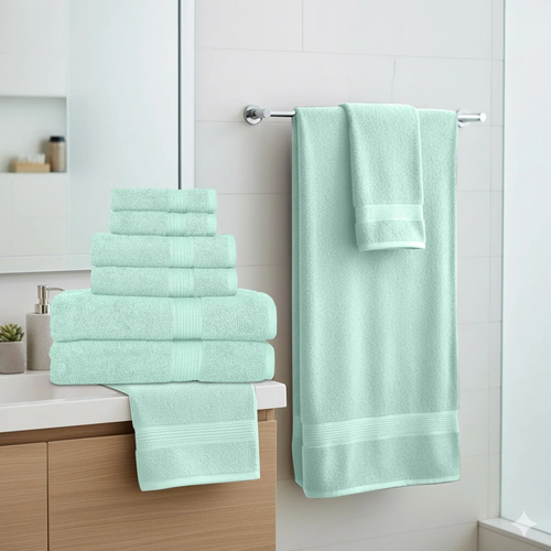 Luxurious 6-Piece Aqua Towel Set - MJ's Home essentials