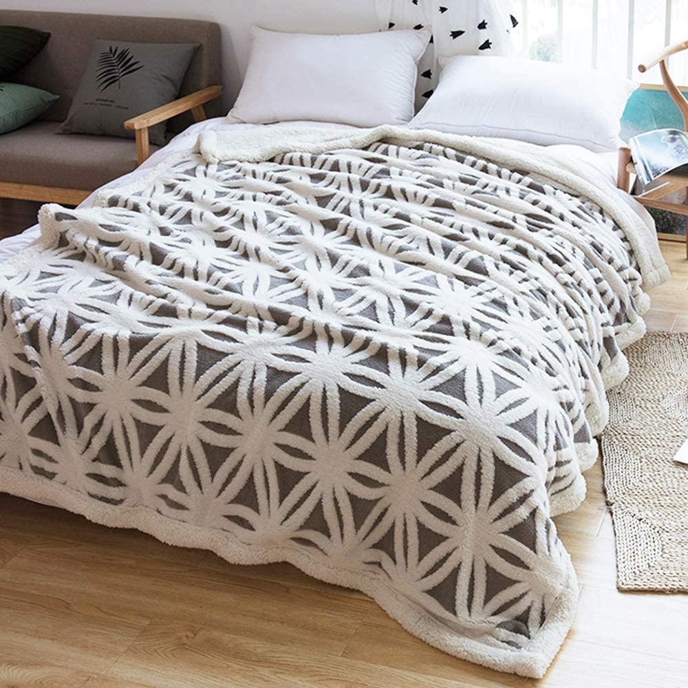 Sided Couch Sofa Bed Blanket (Grey, 71''X 80'') - MJ's Home essentials