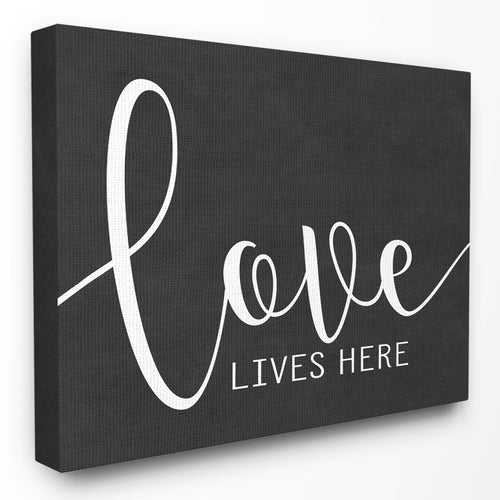 Home Decor Collection: "Love Lives Here" Wall Art