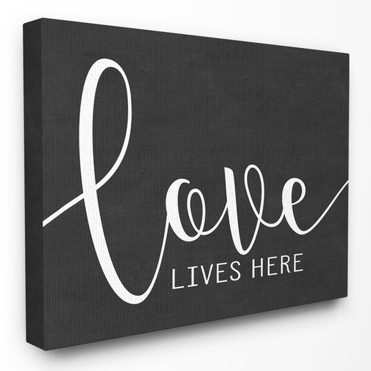 Home Decor Collection: "Love Lives Here" Wall Art