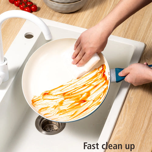 Aluminum Nonstick Ceramic Three-Piece Frypan Set