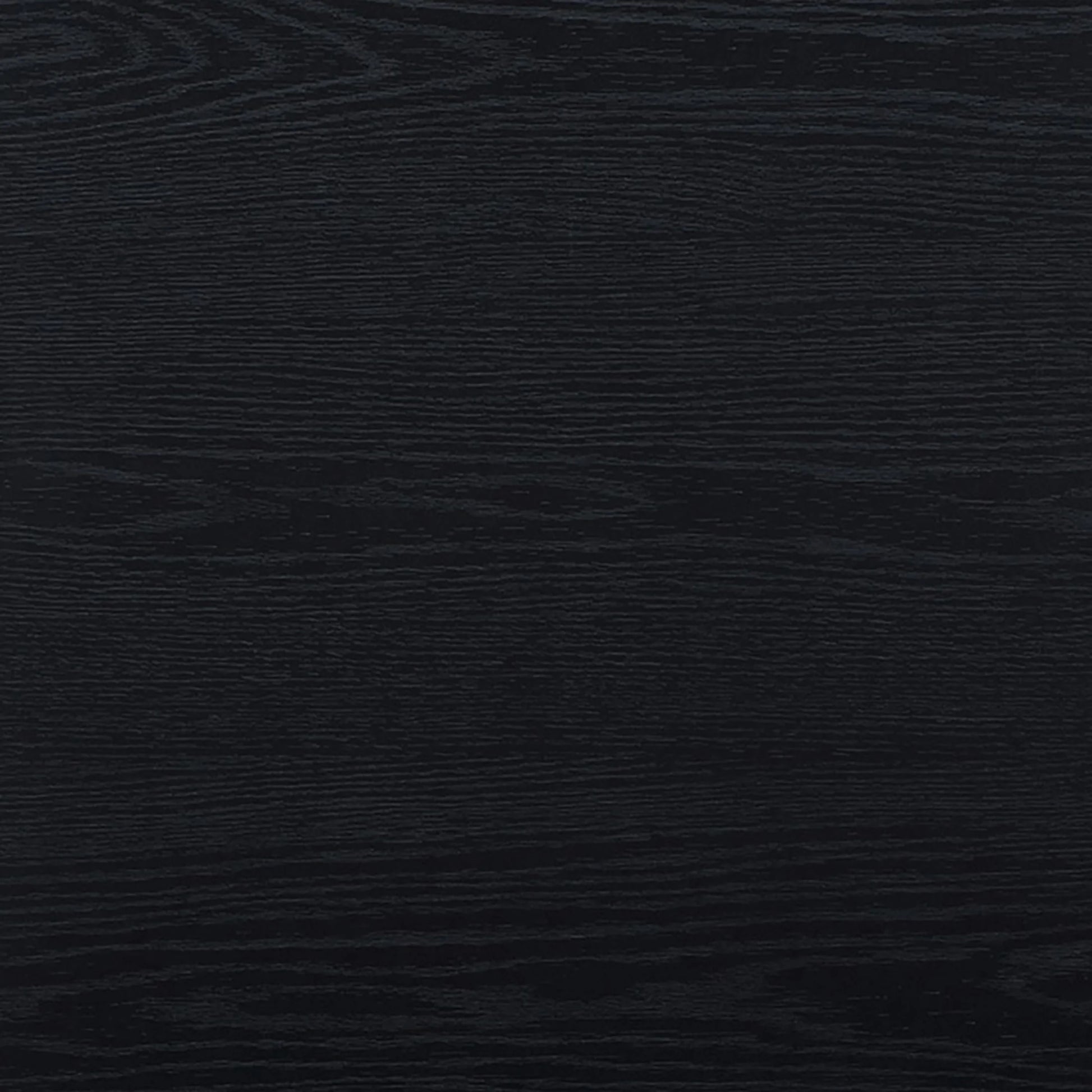 Juliet Curved Desk with Storage, Black Finish