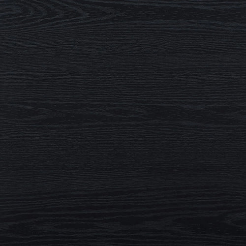 Juliet Curved Desk with Storage, Black Finish